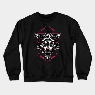 The Wild wolf sacred geometry Crewneck Sweatshirt